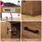 72'' Double Bathroom Vanity with Drawers, Shelf, Outlet, and Engineered Marble Top-2010840391-2010840387