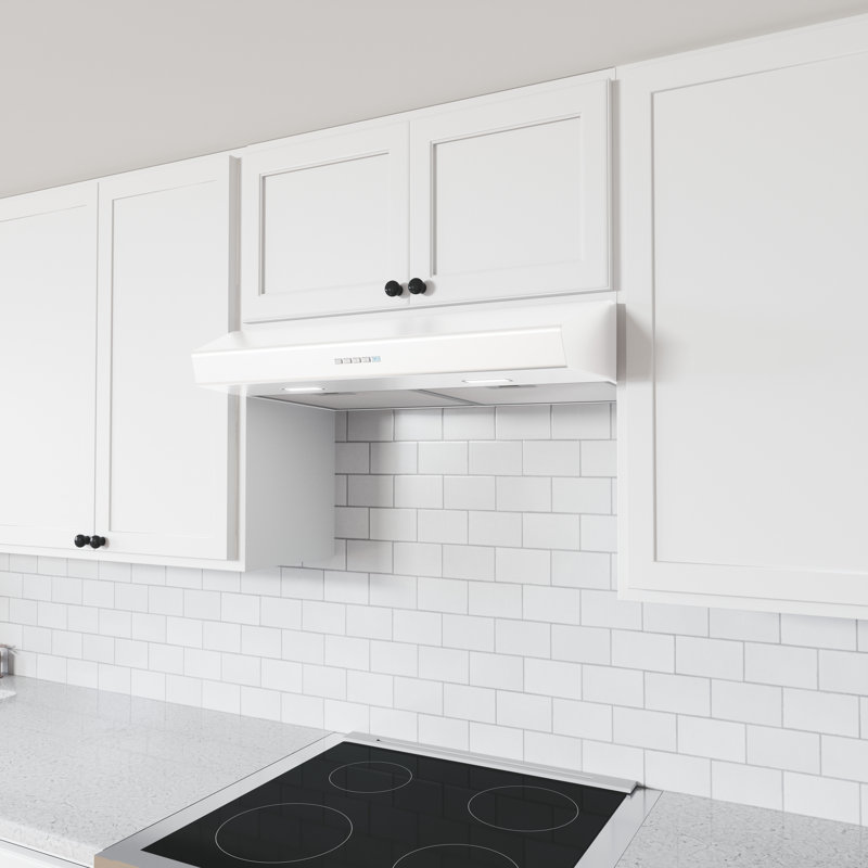 Zephyr Breeze II 36 in. 400 CFM Under Cabinet Range Hood with LED Lights, White