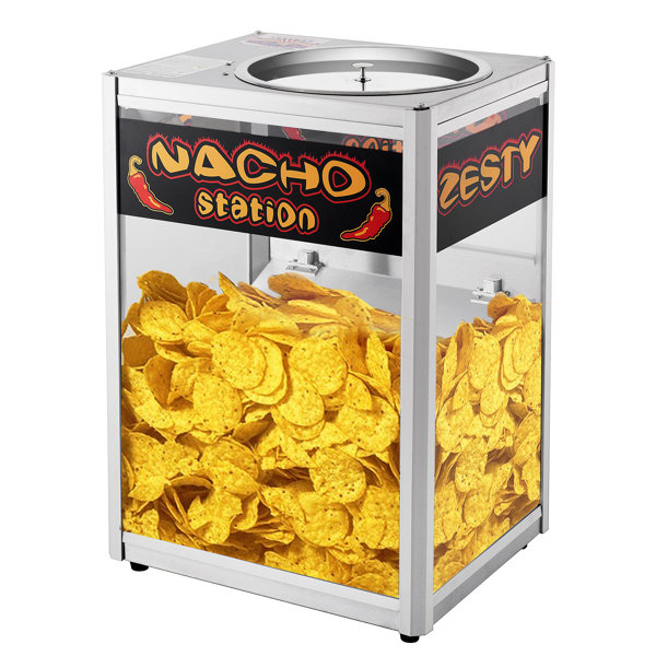 Nacho Cheese Warmer with Chip Tray