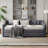 Twin Size Upholstered Daybed With Trundle And USB Charging Design, Sturdy Wood Slat Support, Wood Bed Frame For Bedroom/Guestroom/Dorm,Plush Velvet Fabric