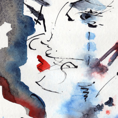 «Siegmeyer Ginette Fine Art A Kiss Is Still A Kiss» par Ginette Callaway, reproduction d'art sur toile tendue
