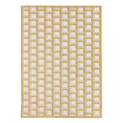  Tapis de couloir jaune Aveline ALI08 (3 pi x 10 pi)