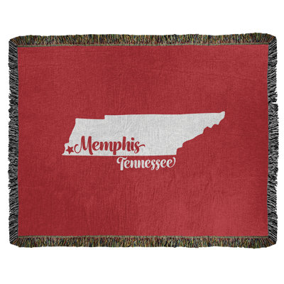 Jeté en coton tissé memphis tennessee