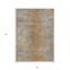 Tapis d'intérieur lavable extérieur argenté et gris anthracite 5 pi x 8 pi en terre cuite