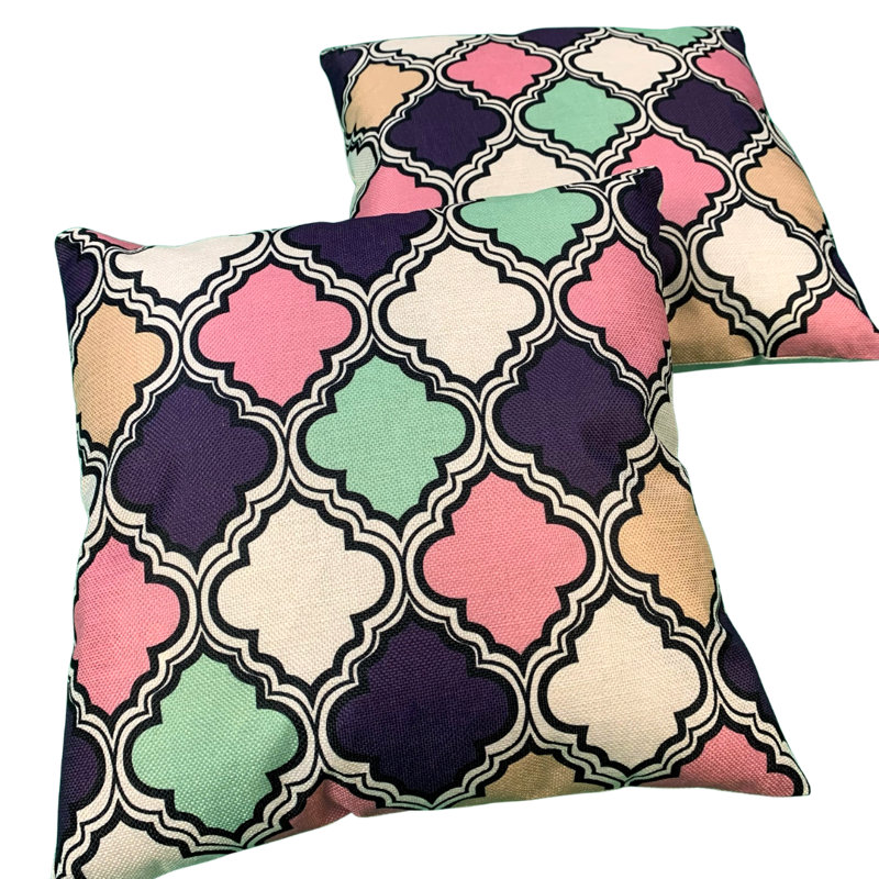 Auraya Chevron Square Cushion