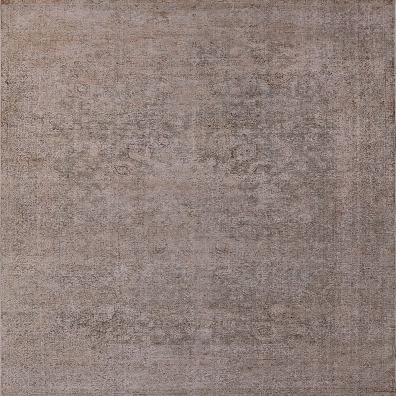Tapis gris Circleville, Carré 7 pi