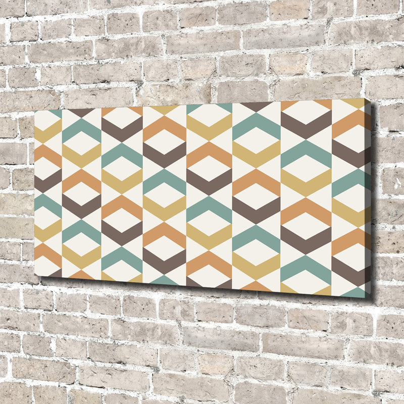 Retro Background - Wrapped Canvas Print