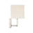 Caitlyn 1-Light Dimmable Candle Wall Light in Brushed Nickel-1505037800