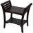 Krehbiel EcoDecors, Contemporary Teak Shower Bench With Handles In Finish-448275490-448275489