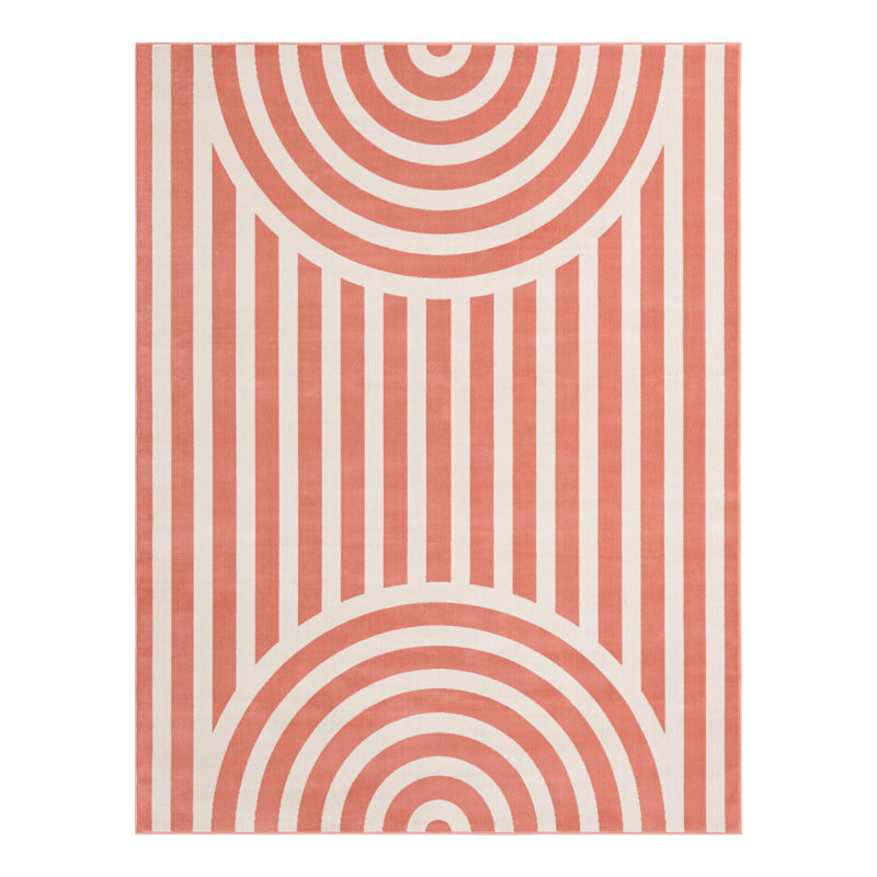 Unique Loom Lines Whimsy Kids Rug, Rectangle 7'10" x 10'