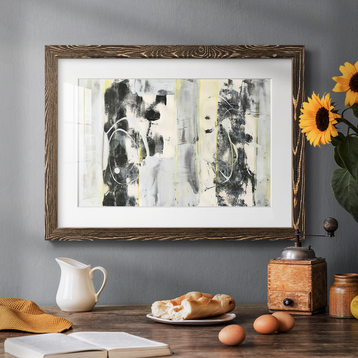 Ivy Bronx Standing Tall I- Rustic Framed Framed Print w Matte Board ...
