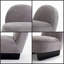 Chaise longue Teddy Boucle en tissu, pieds en bois cintré, aucun assemblage requis-470762266