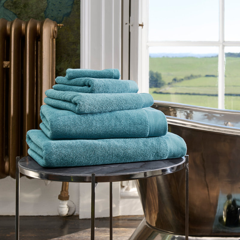 Luxe Turkish Cotton Bath Sheet, Blue