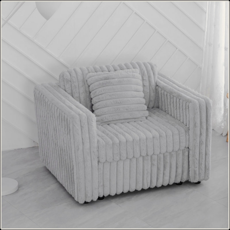 Canapé simple modulaire de 44,9 po - très confortable, élégant et fonctionnel pour la chambre à coucher et le salon