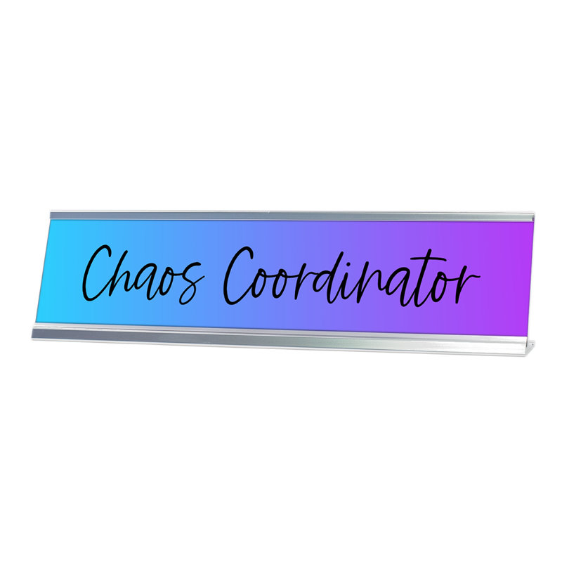 Enseigne de bureau Chaos