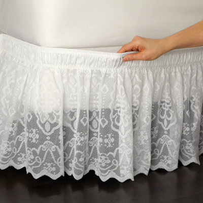 Ruffled Wrap Around Bed Skirt