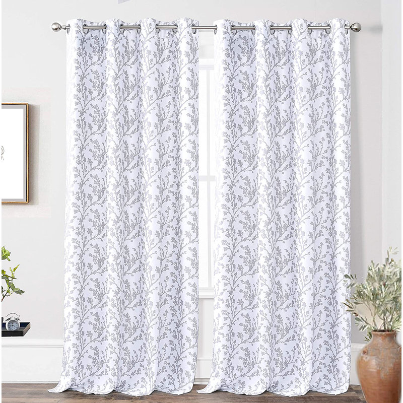 Albieris Blackout Curtain Pair, White