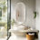 Miroir de salle de bain long avec miroir