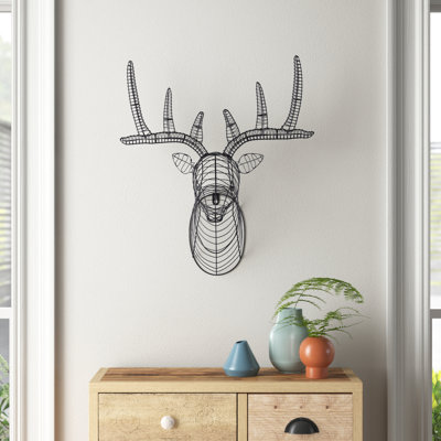 Rustic Animals Wall Decor on Metal