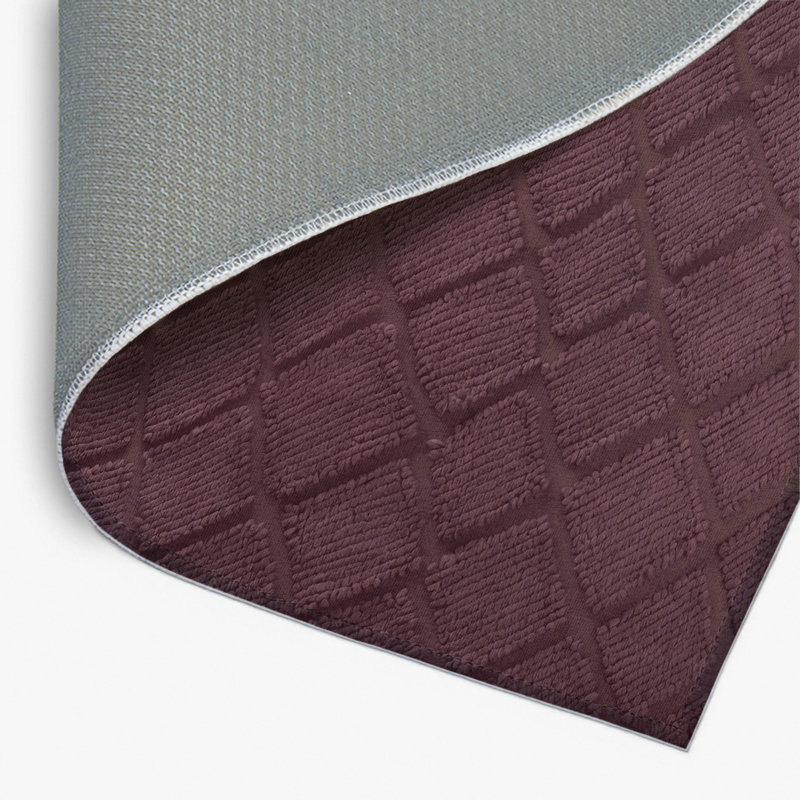 Trellis Brown Indoor and Outdoor Area Rug, Rectangle 4' x 6'