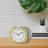 QHE206GLH Basic Alarm Clock, Golden-1843632211