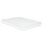 Pleine grandeur 6 po Matelas en mousse blanche réversible avec surpiquage à double face, support pour la chambre à coucher, chambre à air haute densité compressée et roulée à installation rapide, compatible avec les lits superposés, facile