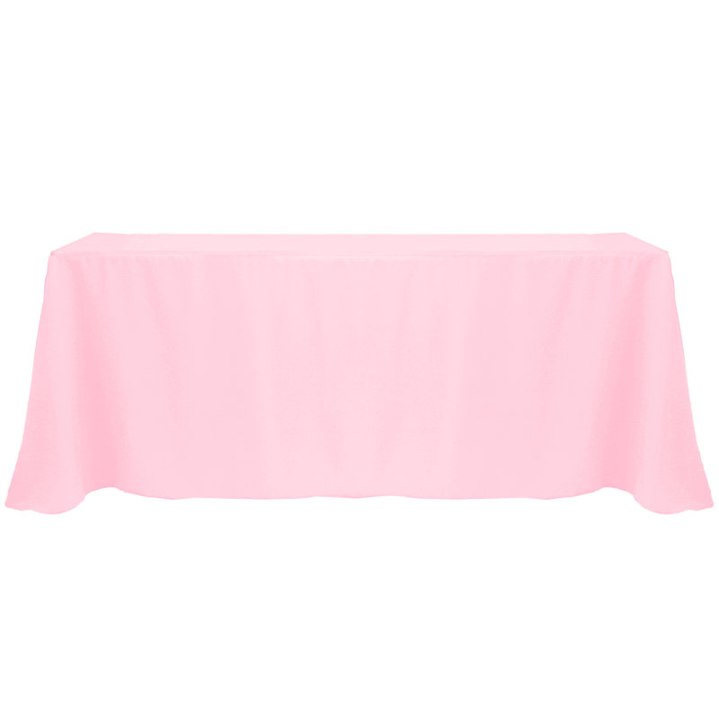 Solid Color Tablecloth, 120" x 90", 2, Light Pink