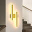 44cm Gold LED Acrylic Wall Sconce with Warm Light 