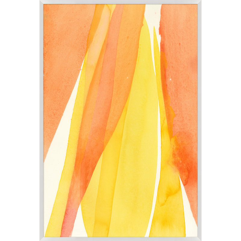 Sunbeam par Lillian August - peinture à cadre flottant sur papier
