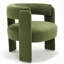 Fauteuil d'appoint en velours pour le salon-670499388