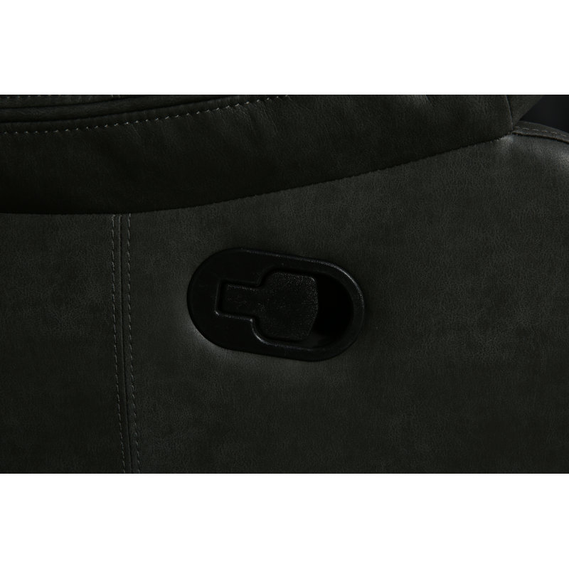 Causeuse inclinable en cuir Global United Transitional