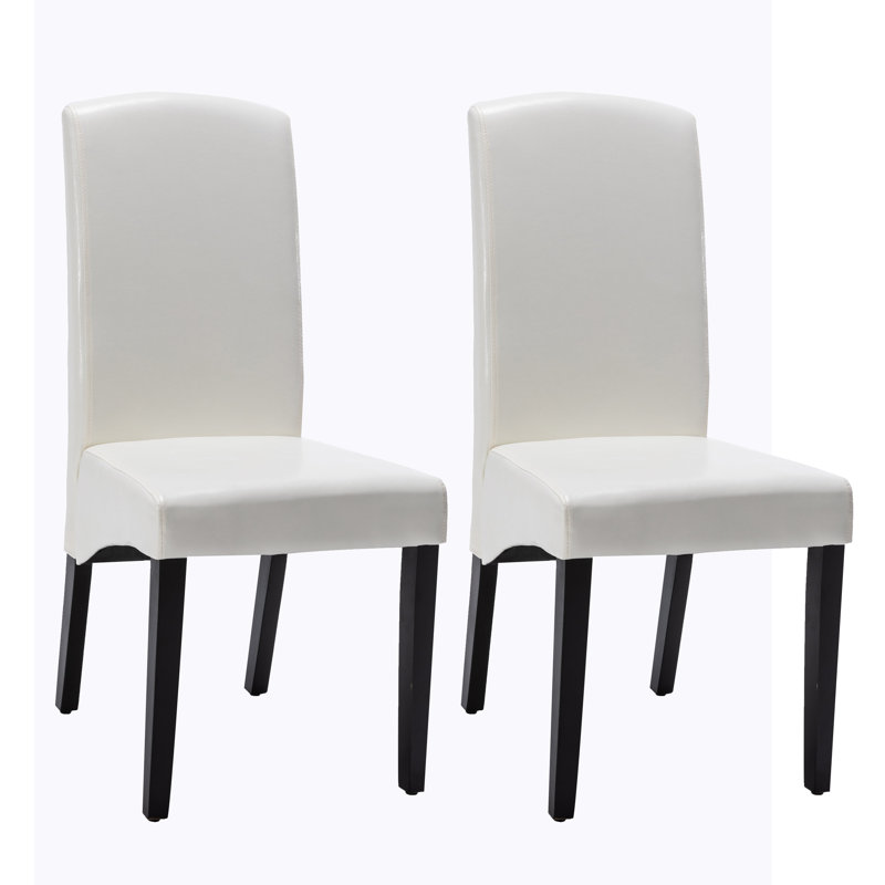 Chaise parsons Barwicks en blanc, Coquille d'œuf