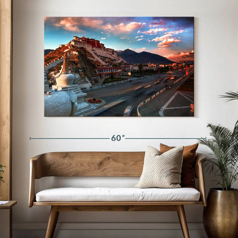 Adella Potala Palace In China, 34" H x 51" W