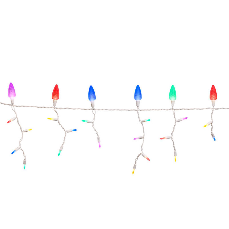  Lumières de Noël en forme de stalactite 70 pi., Multi-couleur