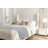 Peyton Upholstered Queen Bed / 54" High Headboard / Traditional Hand Buttoned Tufting / Nailhead Trim Wingback / No Box Spring Needed / Easy Assembly / Ivory Velvet-129561627