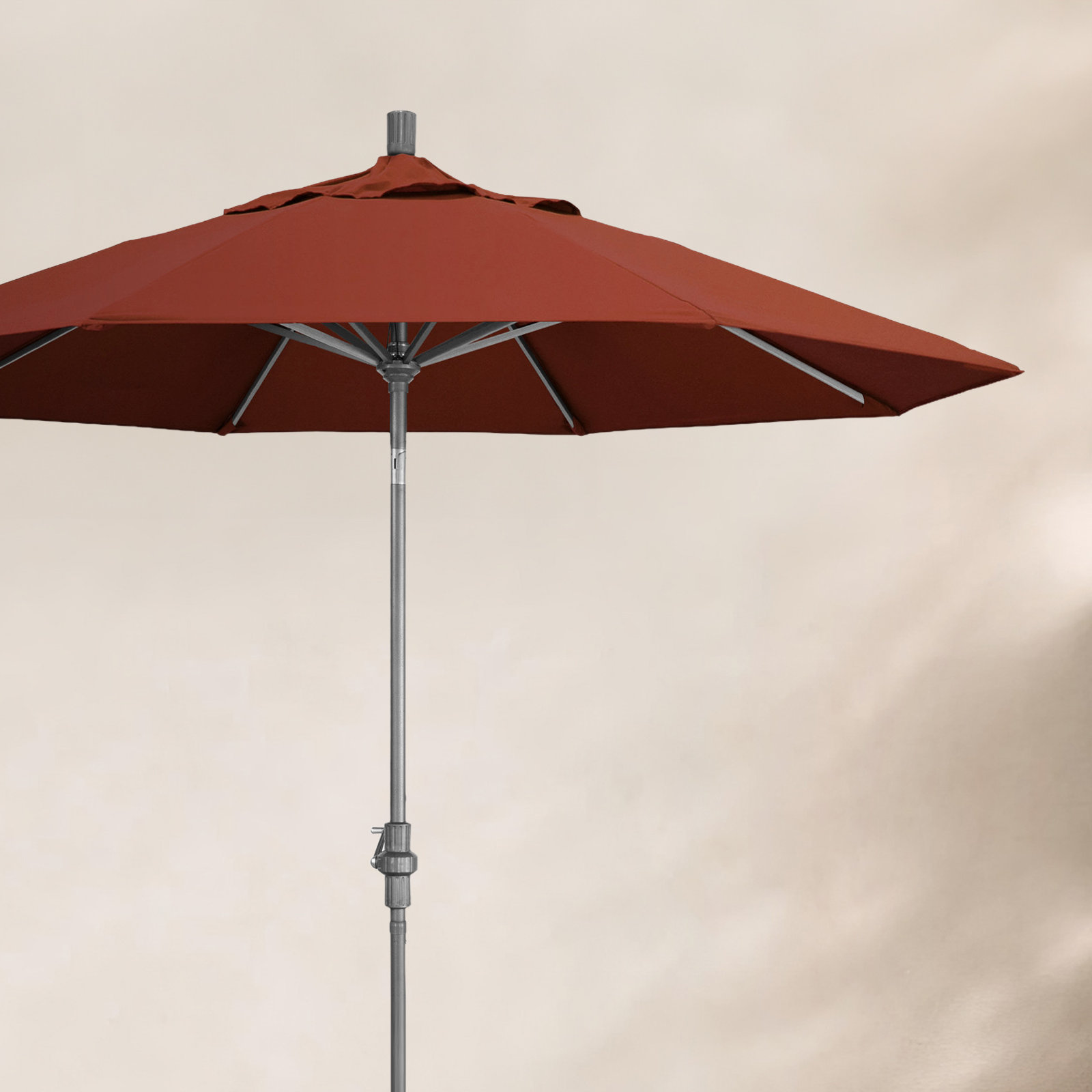 Romany 9' Umbrella, Terracotta- Olefin