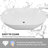 67'' x 29.5'' Freestanding Soaking Acrylic Bathtub Contemporary Modern Stand Alone Tub-92300967