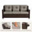 Keaisha 5 Person Outdoor Conversation Furniture Set Seating Group With Coffee Table And Cushions-624864203-624864200