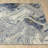 Abstract Machine Woven Polypropylene Marble Area Rug in Blue-87093340