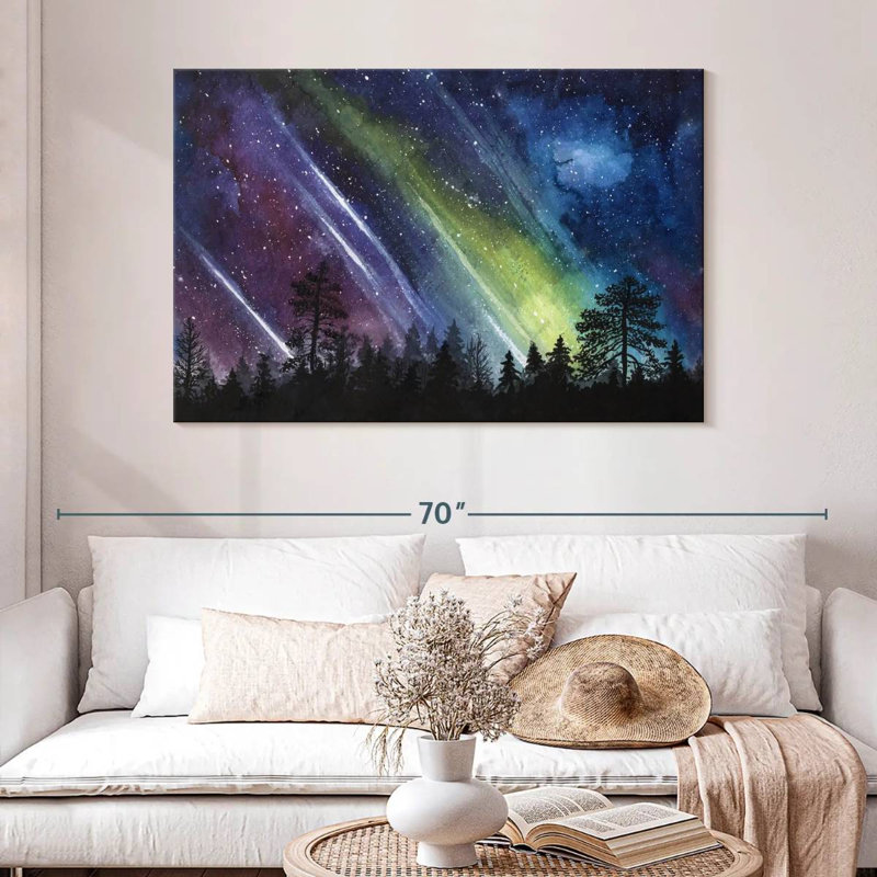 Alvord Starlit Northern Lights, H 32 po x l 48 po