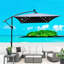 Parasol d'extérieur moderne à énergie solaire à DEL avec manivelle-97750700-119119959