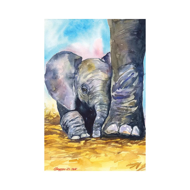 Mother Love by George Dyachenko - Wrapped Canvas Painting, 20.32 cm H x 30.48 cm W