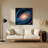 Space Andromeda Galaxy Gray Metal Wall Art-840042797