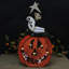Décoration d'Halloween citrouille debout en bois-346905210
