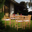 Outdoor 13 - Piece Teak Bistro Set