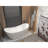 Gloss White Acrylic Freestanding Soaking Tub, 67 Inches, Oval Shape, Overflow, Pop - Up Drain, Ce And , Ideal For Bathroom Comfort Relaxation 67-Inch Tub With Overflow Center Drain Placement,
