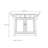 Household Fully Solid Wood Sideboard