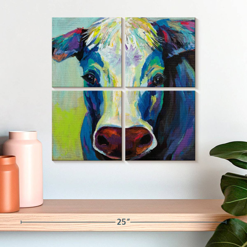 Brampt Betsy la vache, H 18 po x l 18 po