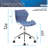 Techni Mobili Modern Height Adjustable Office Task Chair