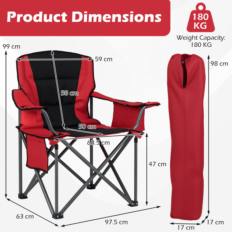 Camping Chair, Red